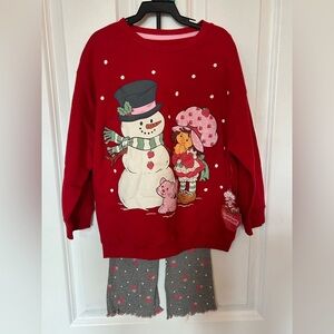 Strawberry Shortcake Crewneck Sweatshirt with Legging 2-piece Set Size 5T NWT